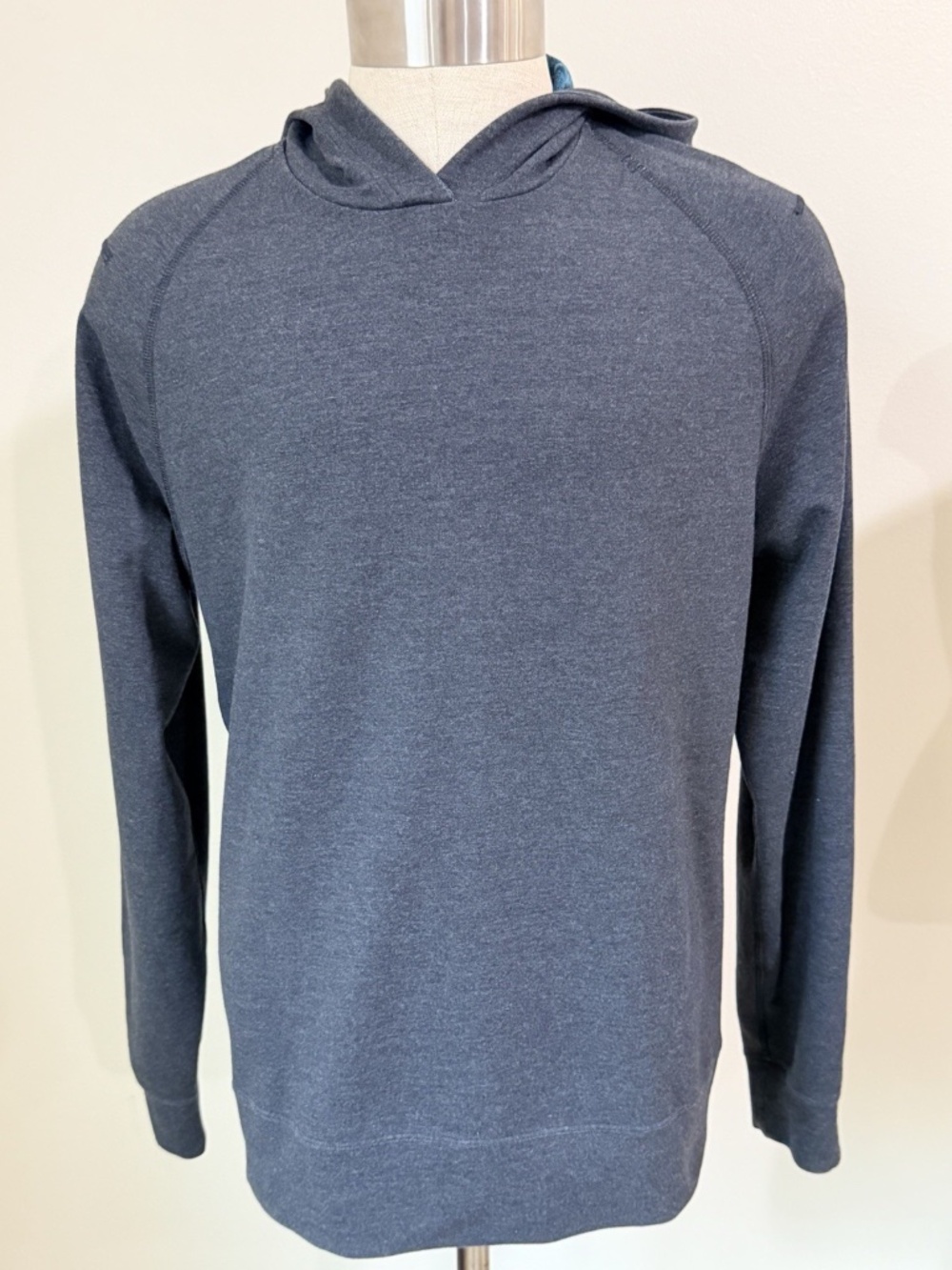 Lululemon Pave Hoodie Men's Large Gray Pullover Tech Terry Training Athleisure